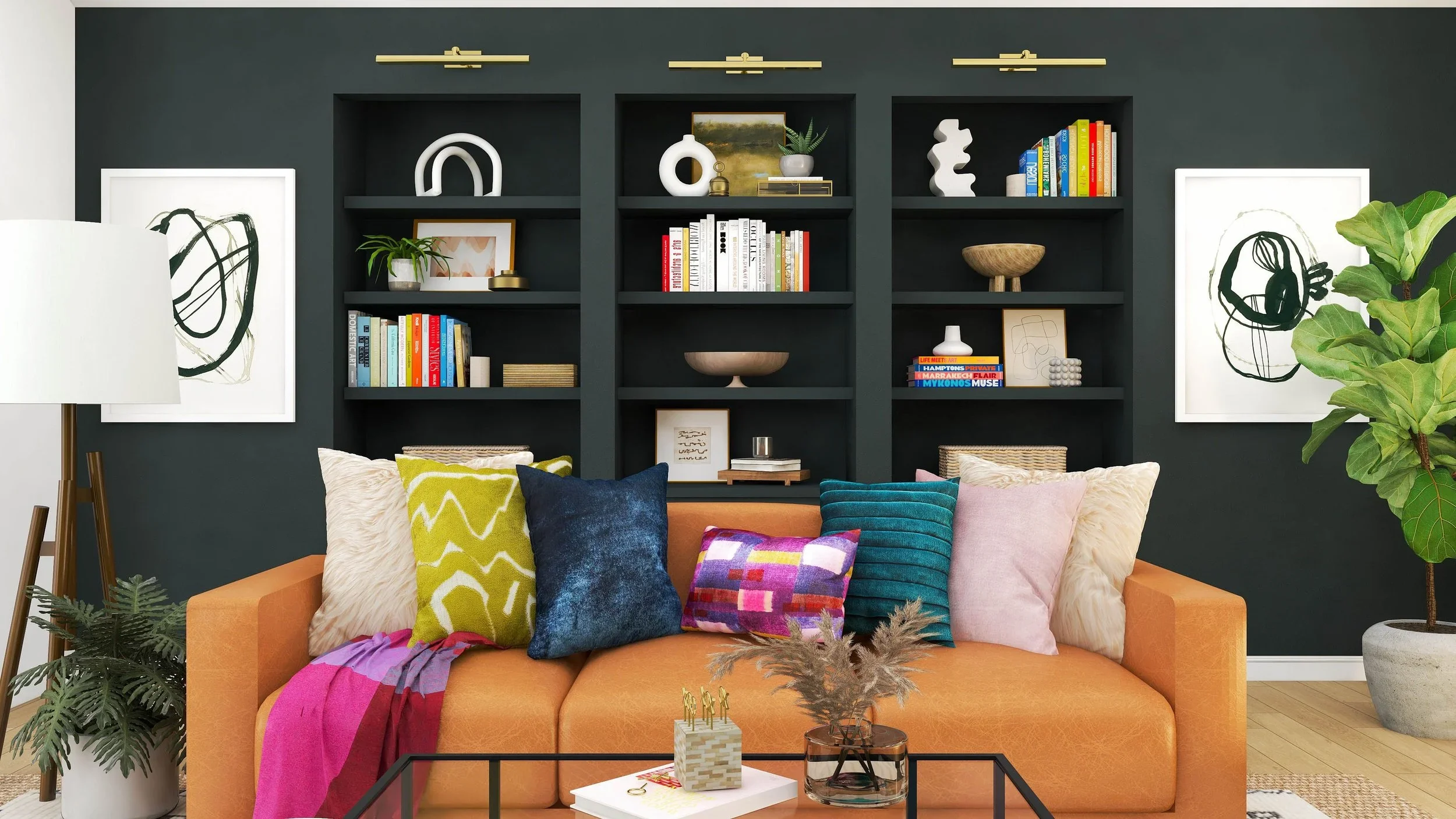 Ask Joshua: How to Style Built-In Shelves Without Looking Cluttered