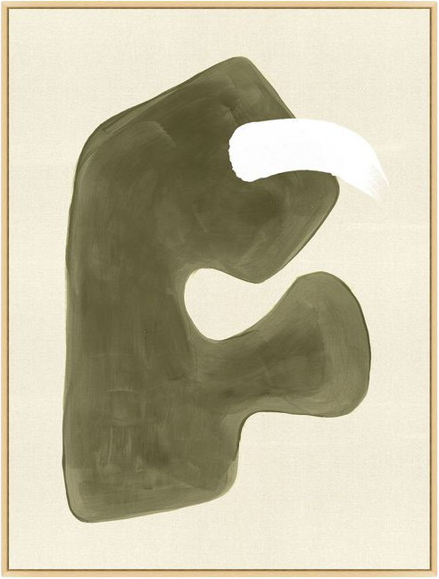 Shape of Green Framed Print.png