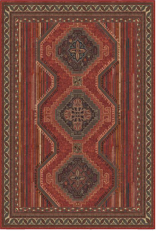 Mandalore Scarlet Red Rug.png