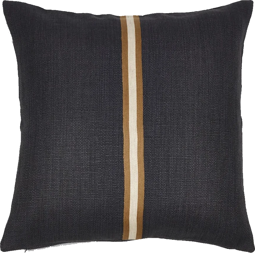 Jasper Pillow Cover, Black.webp
