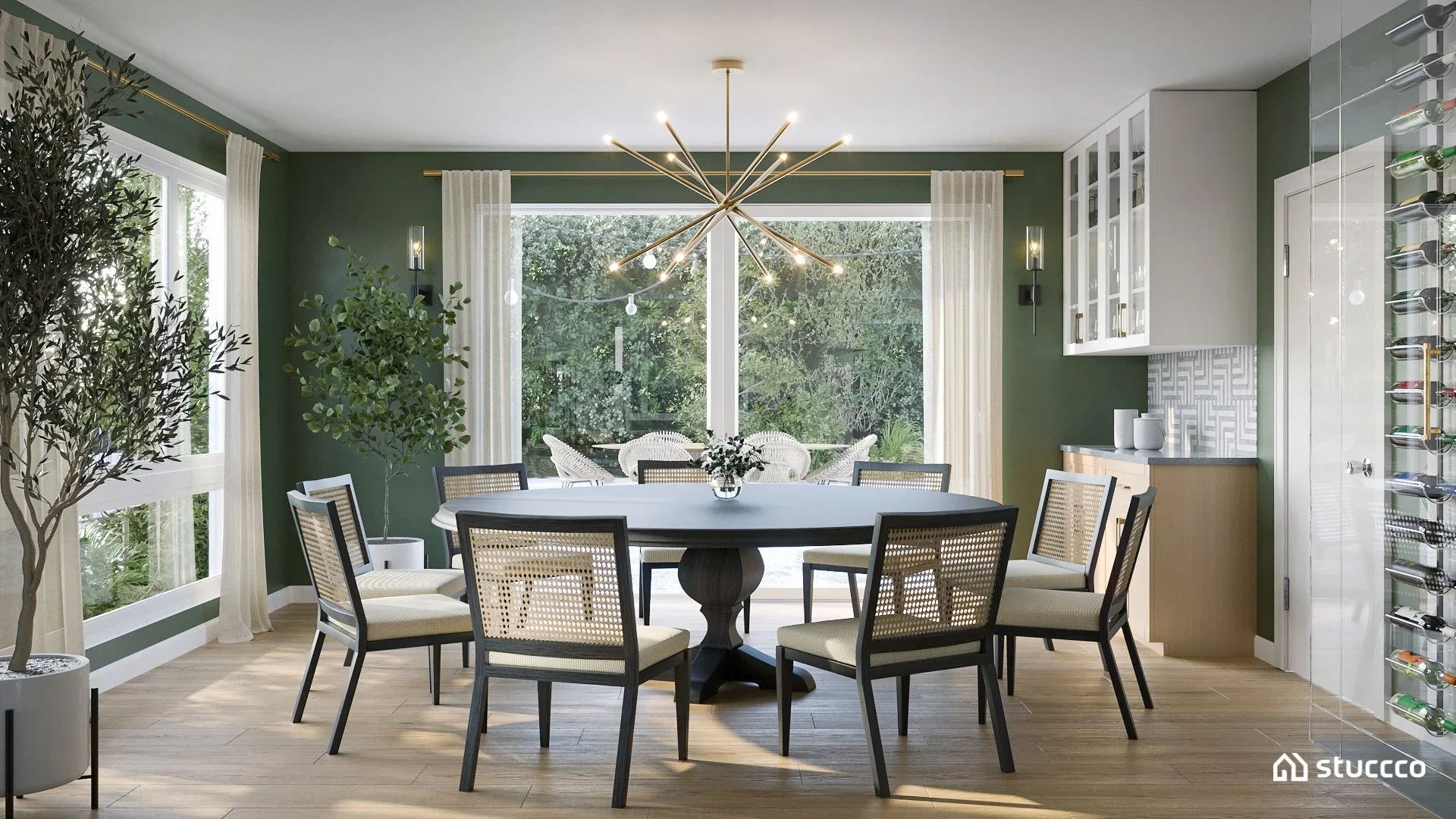 Ask Joshua: How Big Should a Chandelier Be Over a Round Dining Table?