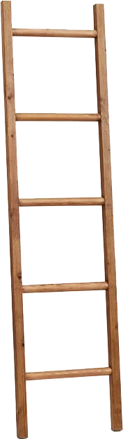Rustic Reclaimed Wood Ladder.webp