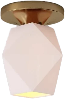 Sculptural Faceted Flush Mount.webp