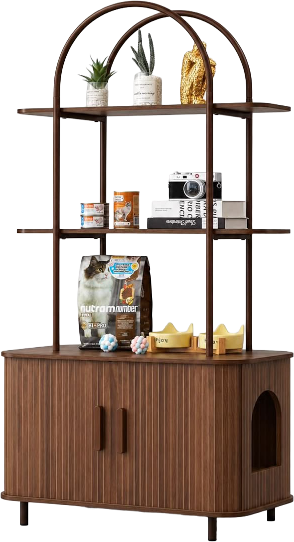 Walnut Arched Cat Litter Box Furniture.png