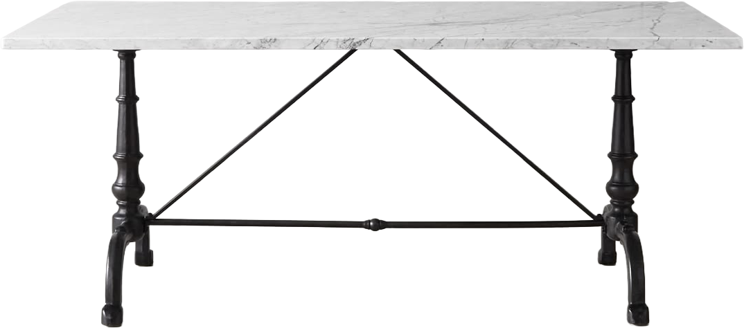 La Coupole Rectangular Iron Bistro Table.png