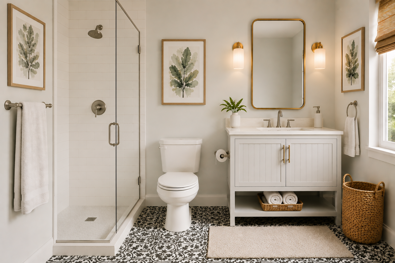 Ask Joshua: Should Bathroom Floor Tile Match Shower Tile?