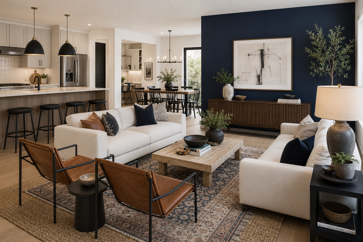 Ask Joshua: Can I Paint My Living Room a Different Color in an Open Floor Plan?