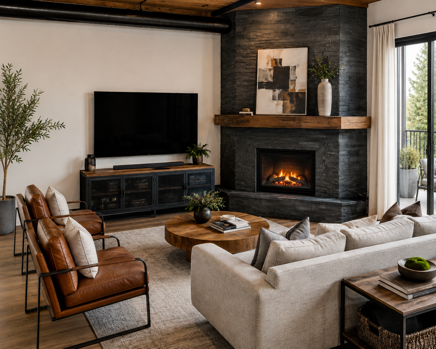 Ask Joshua: How Do You Arrange Furniture Around a Corner Fireplace?