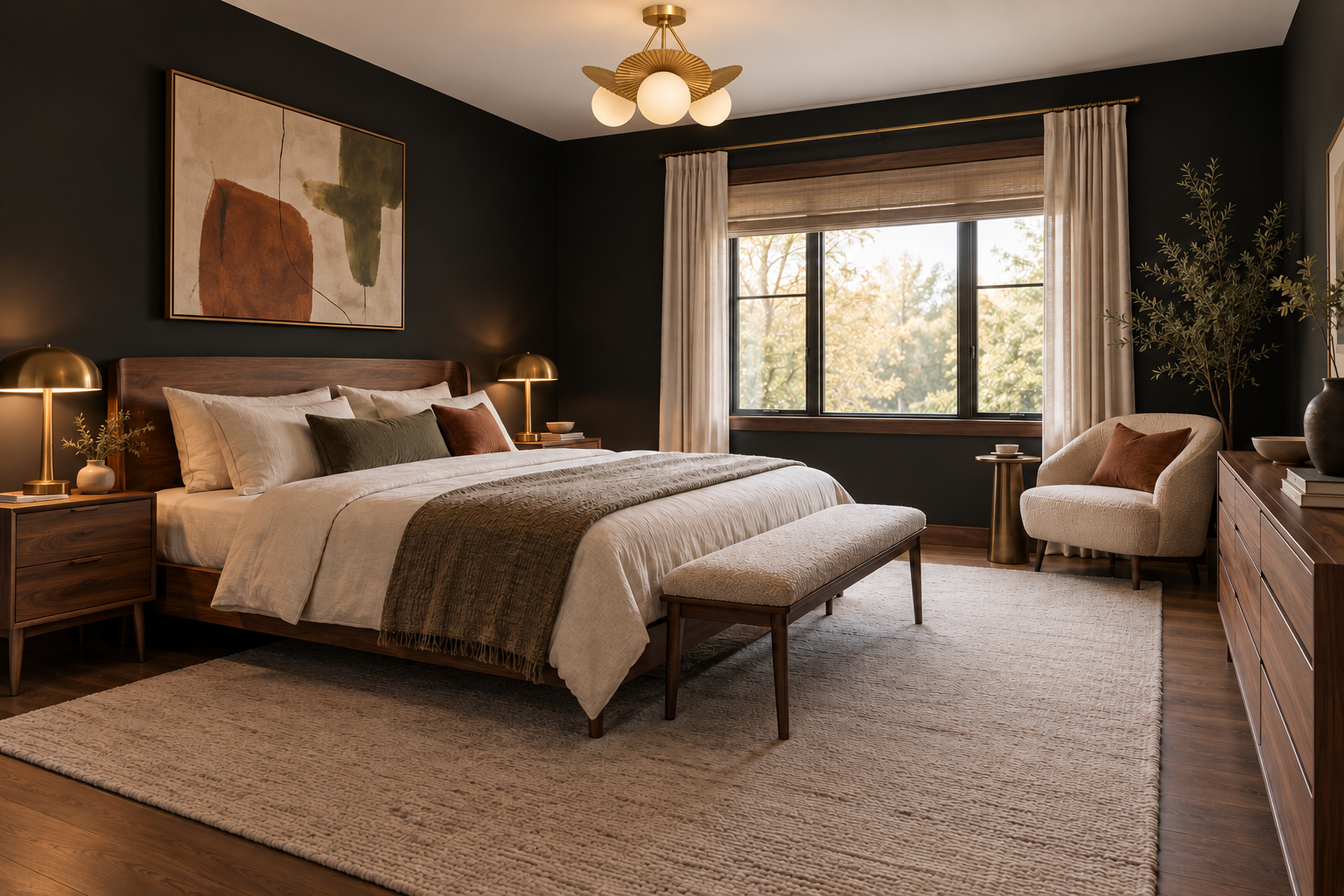 Ask Joshua: How to Paint a Bedroom Black Without Making It Feel Too Dark