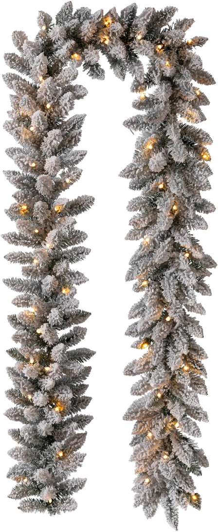 Librada Frosted Pre-Lit Christmas Garland.png