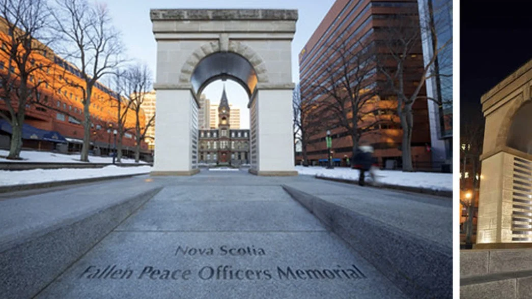 This undergraduate university project placed a special focus on the collaborative effort to reach common goals. The design was created in response to a Halifax Regional Municipality call for proposals for a new monument honouring fallen Peace Officers in Nova Scotia. Our design was selected from seven submissions and presented to Halifax City Council in June of 2008. The Council subsequently approved the design in a unanimous decision. The work required the coordinated effort of 20 people. My focus was on obtaining special translucent concrete material, as well as coordinating RFP partners for construction, insurance, and engineering.
