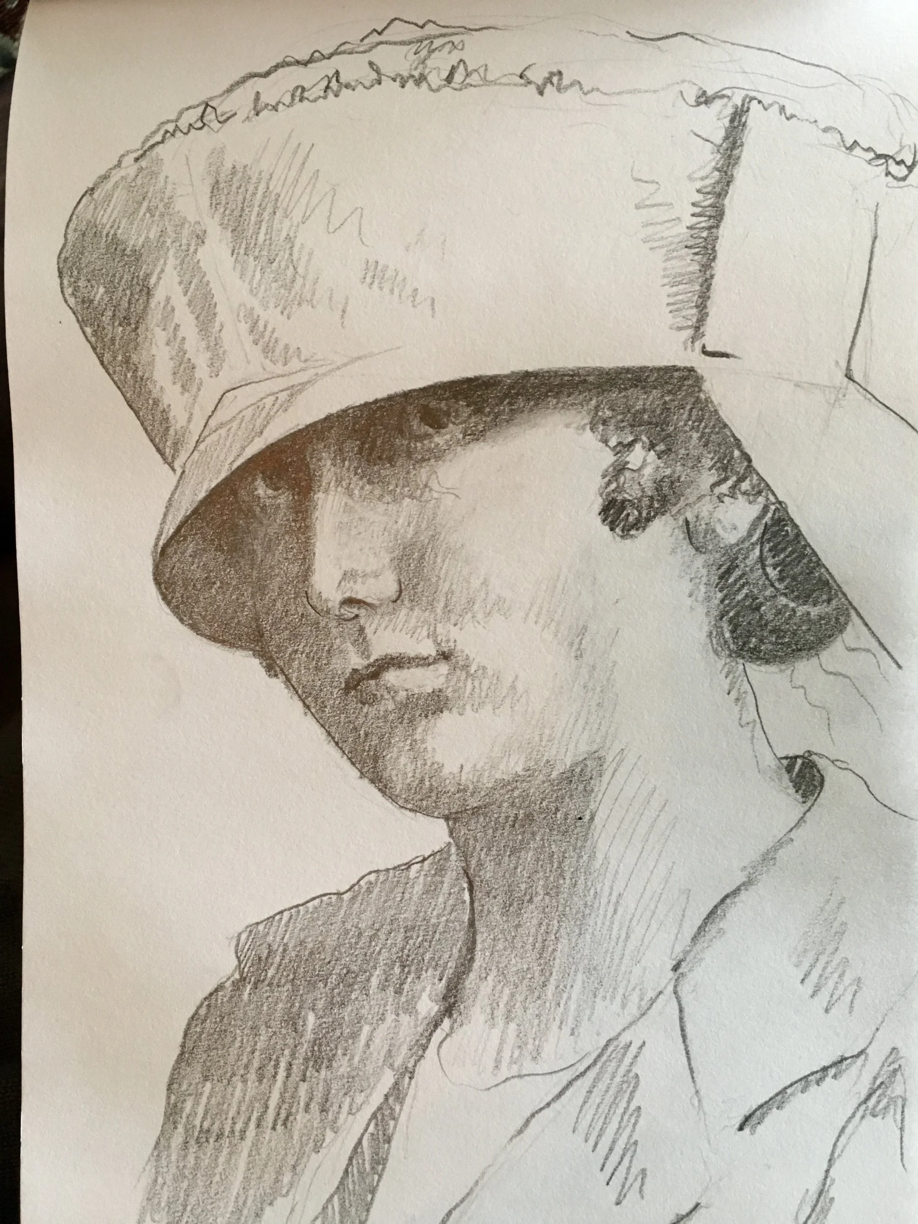 Erna Aaboe on her wedding day in the early 1920s