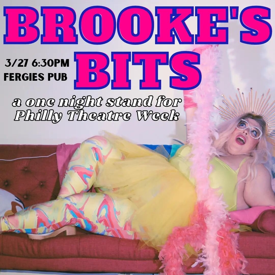 Join Brooke Spitz, self-proclaimed sexpert, self-published children's book author, and self-pleasured musical theatre enthusiast upstairs at Fergie's for a raunchy good time that's sure to get your toes tapping and your seat wet. 💦

BROOKE'S BITS 
3