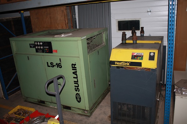 Sullair Air Compressor | 75 HP | With Zeks Heatsink Dryer | 463 Ph $5500