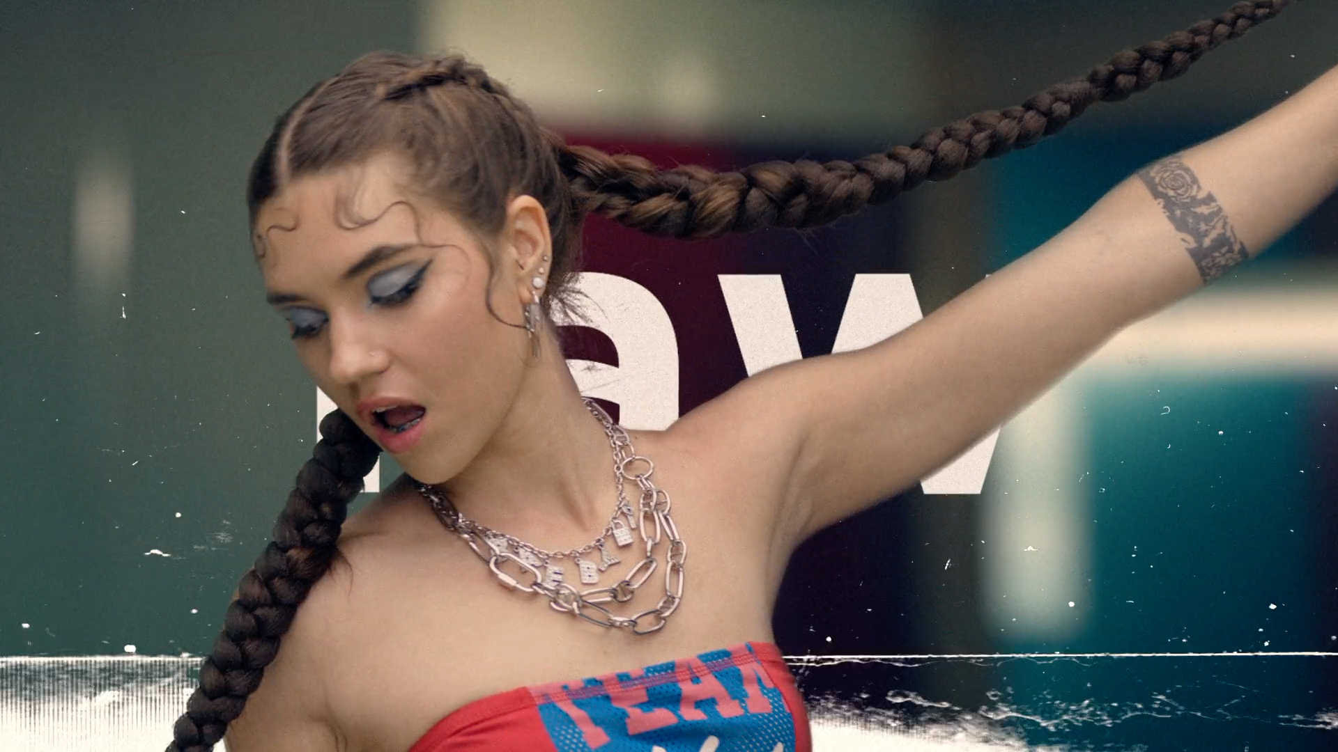 Model, braids, necklace, Adidas | Derek McKane, Cinematographer/ Director of Photography 