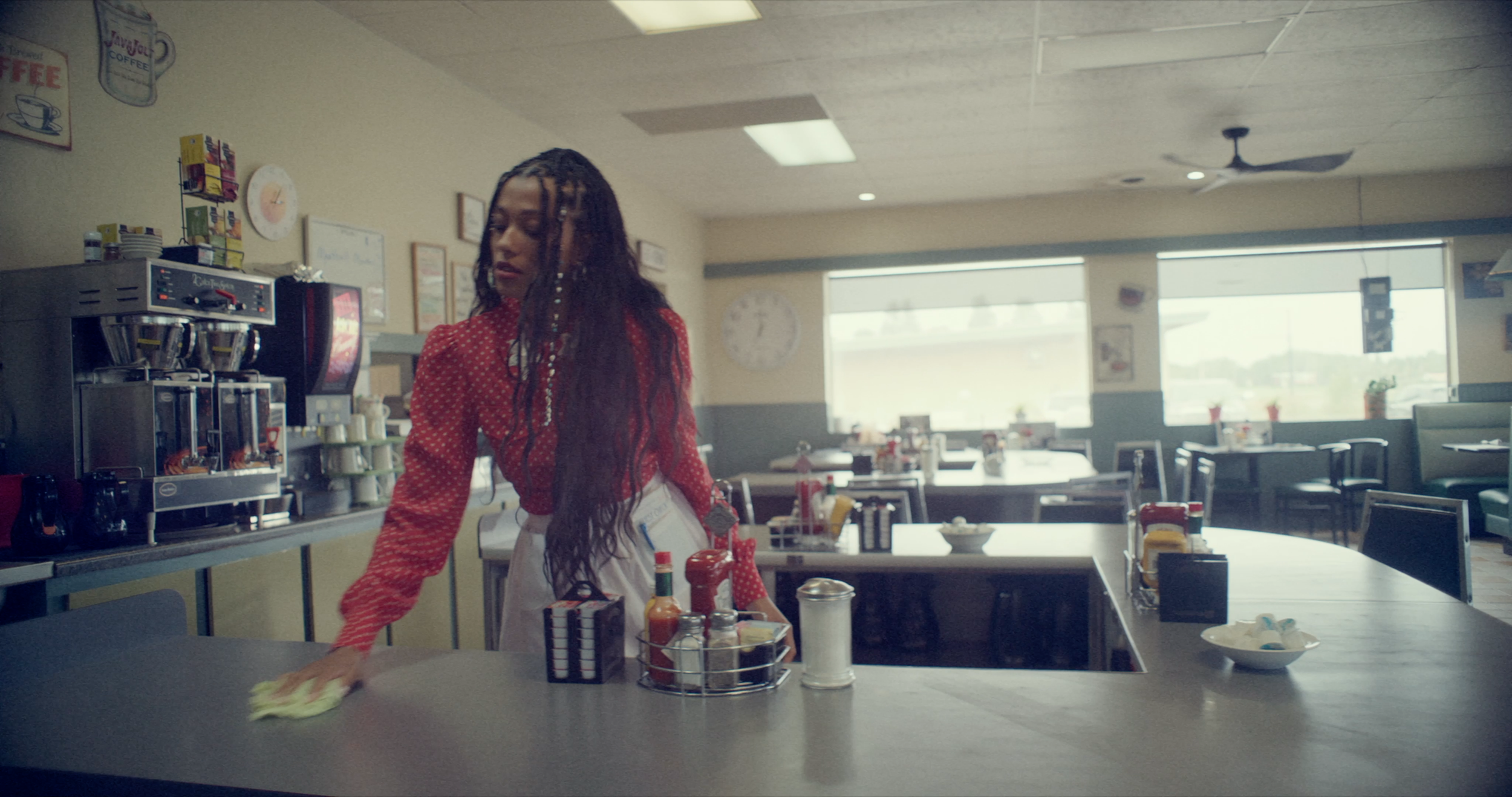 Diner scene from Crave New World commercial, filmed by Derek McKane, New York Cinematographer/ Director of Photography