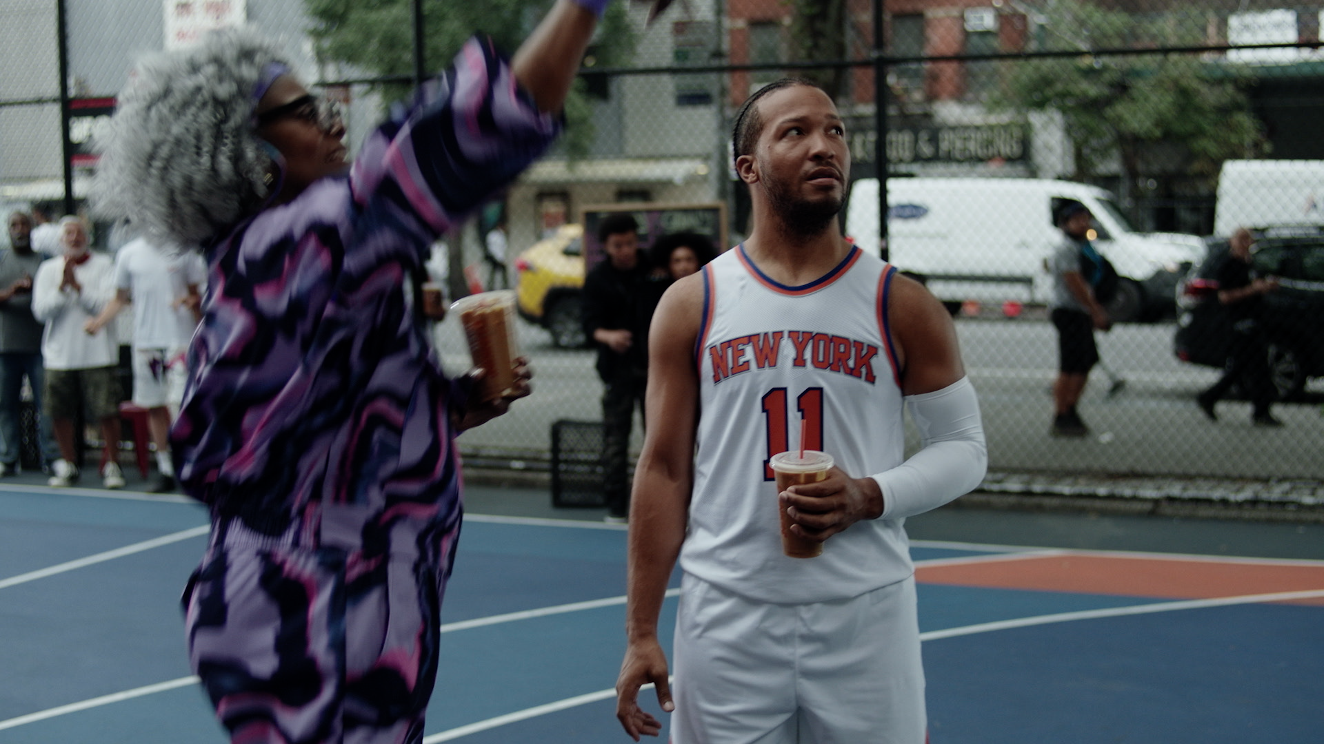 Granny shoots over Jalen Brunson in Dunkin' | Derek McKane Cinematographer/ Director of Photography 
