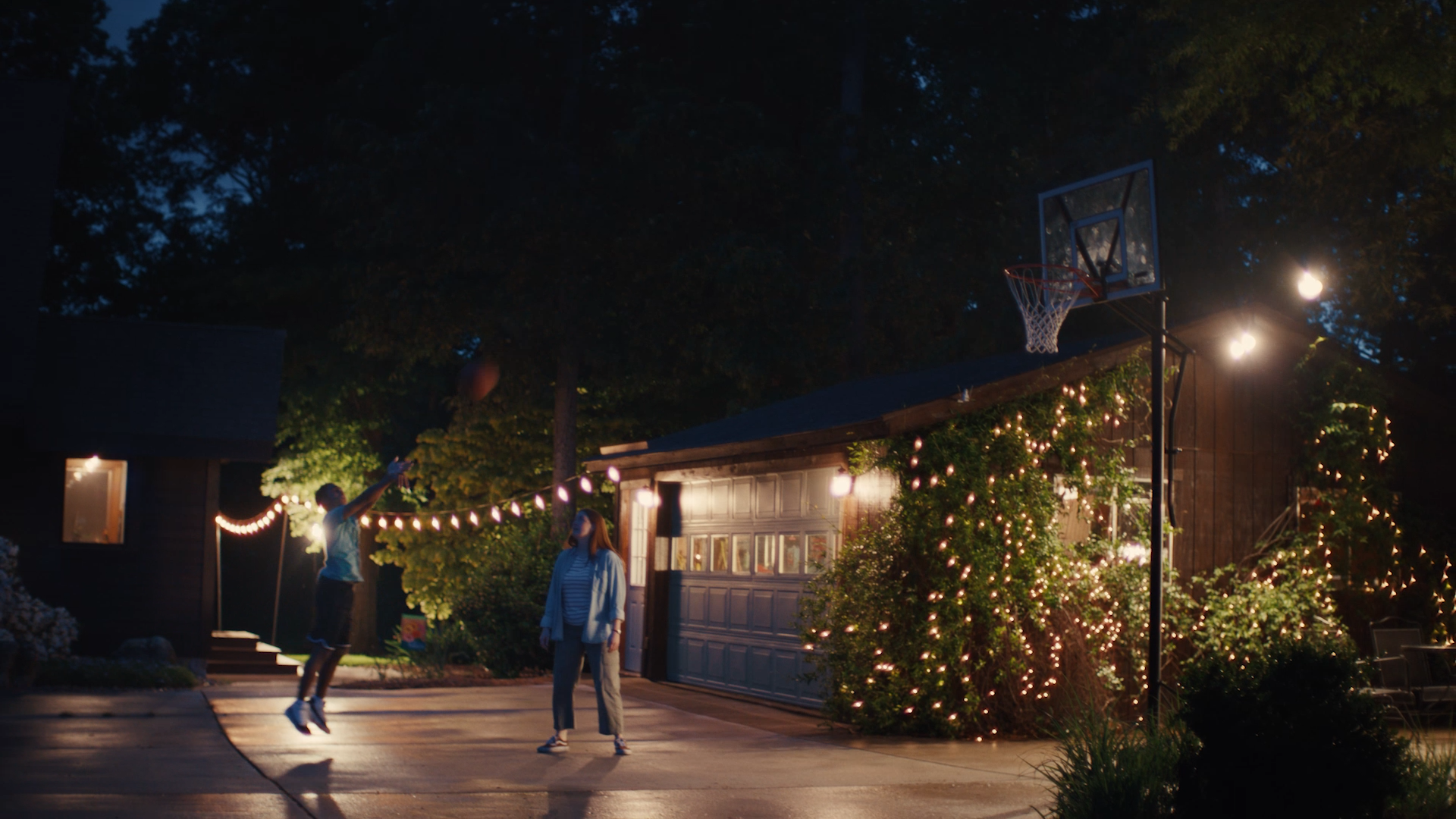 Night basketball shooting Dominion  Energy | Cinematographer/ Director of Photography Derek McKane New York