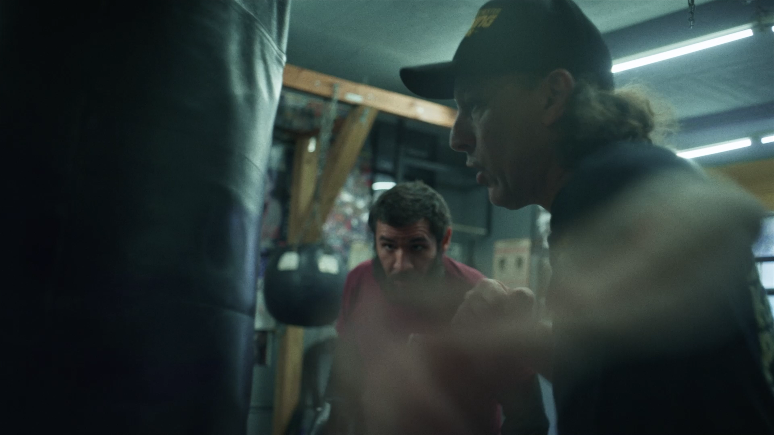 Coach punches heavy bag for Forward Financing | Derek McKane Cinematographer/ Director of Photography 