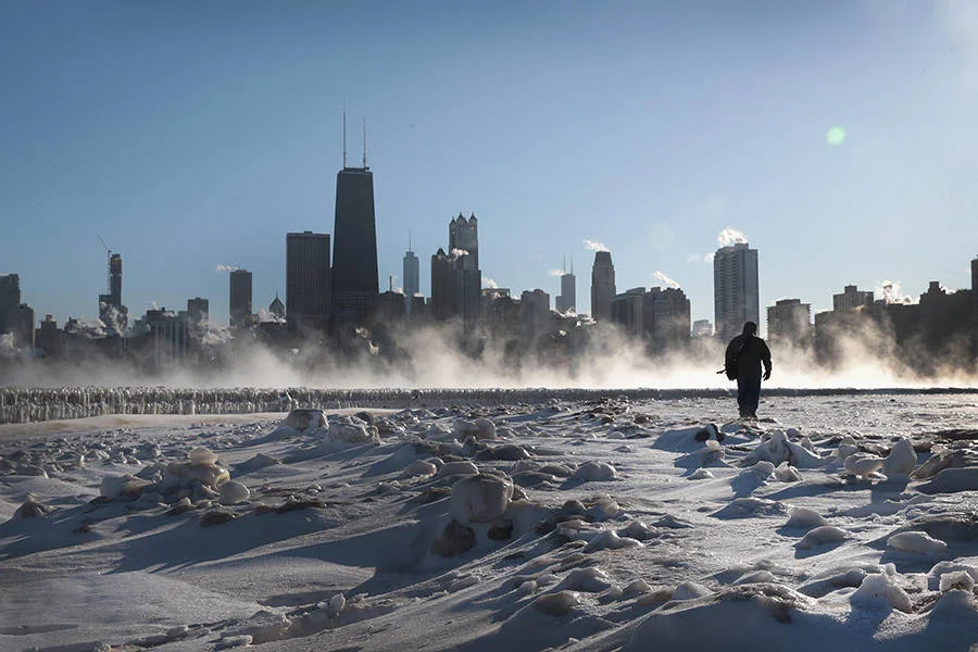  Walking Across Lake Michigan