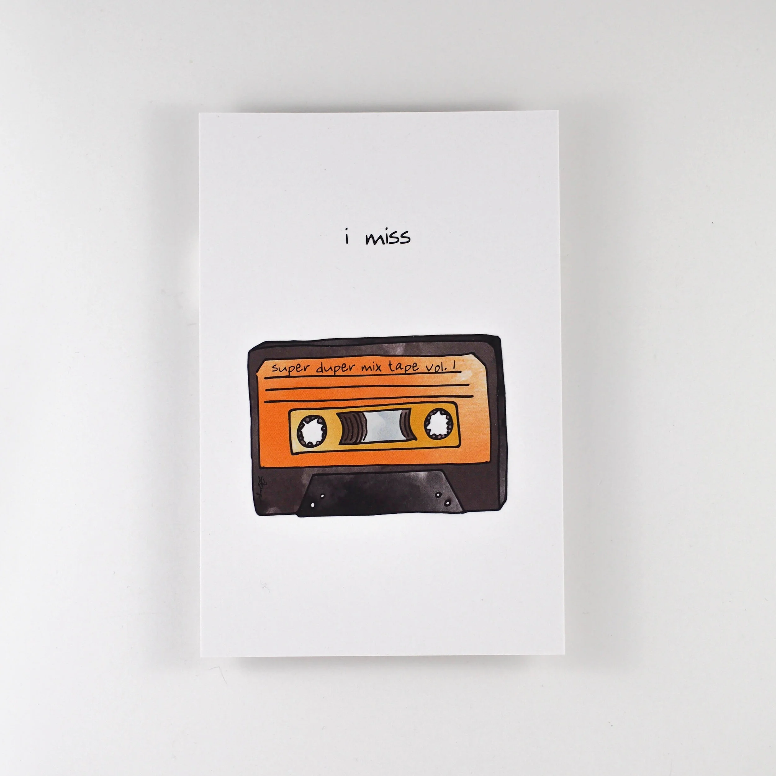 Cassette Postcard