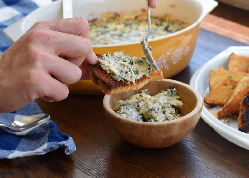 my favorite spinach artichoke dip