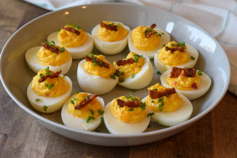 pimento cheese deviled eggs + a crazy thing happened