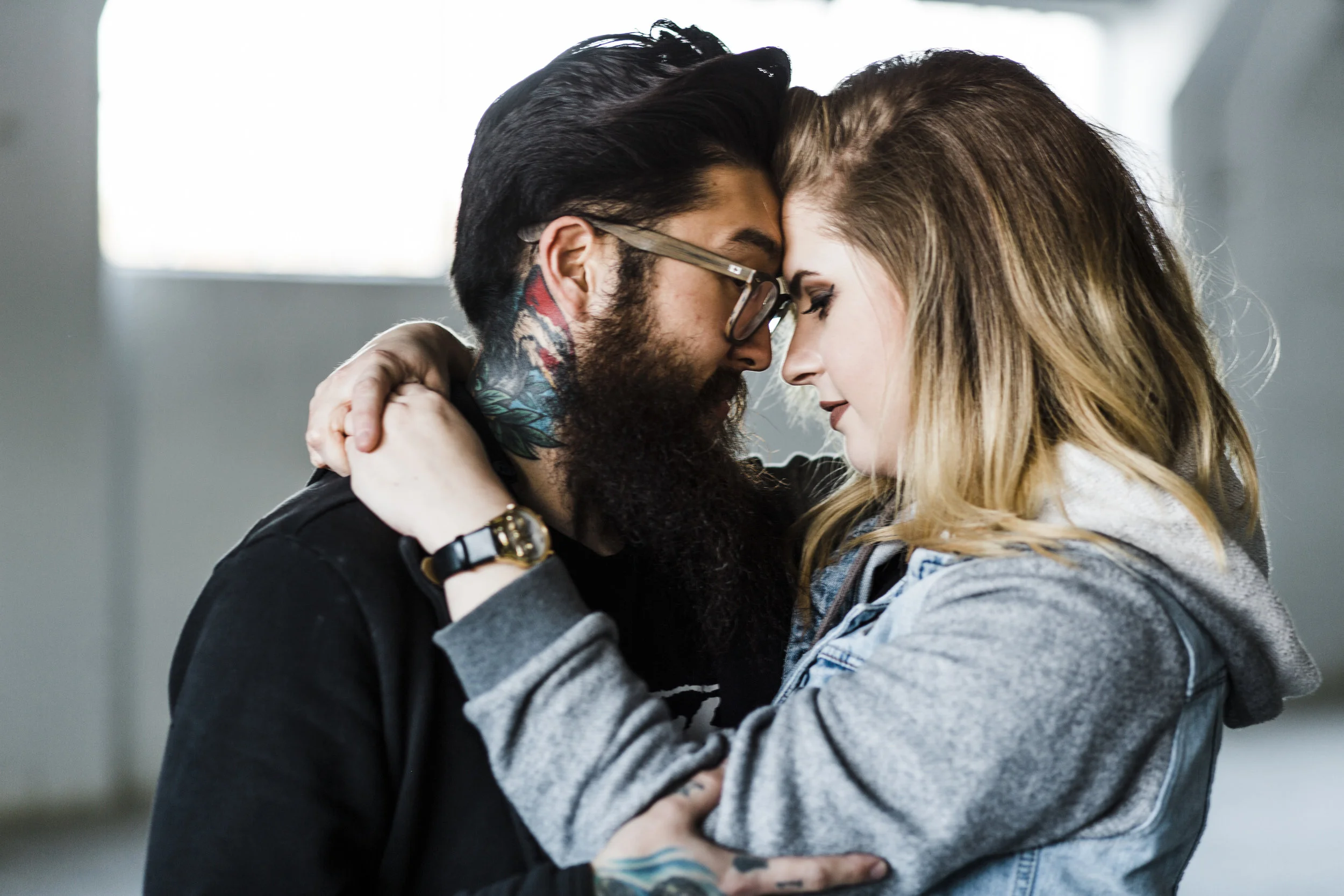 knoxville offbeat wedding photographers downtown knoxville fireproof storage and van building