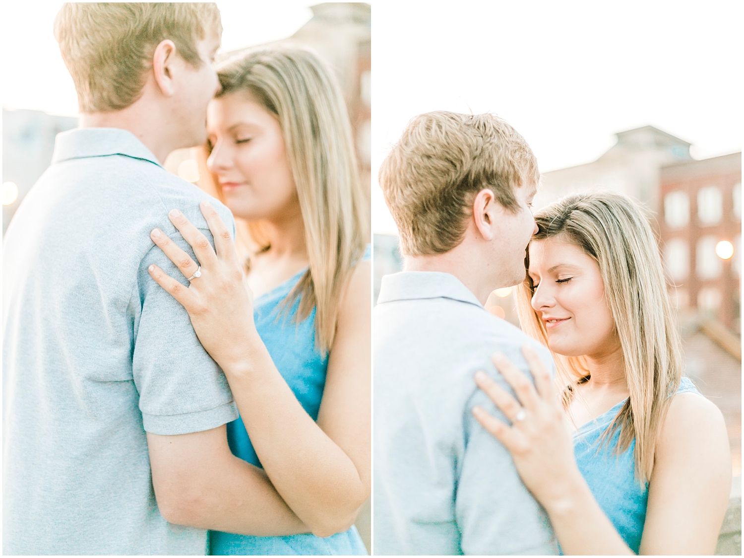 Downtown Knoxville Engagement Photography Sunrise