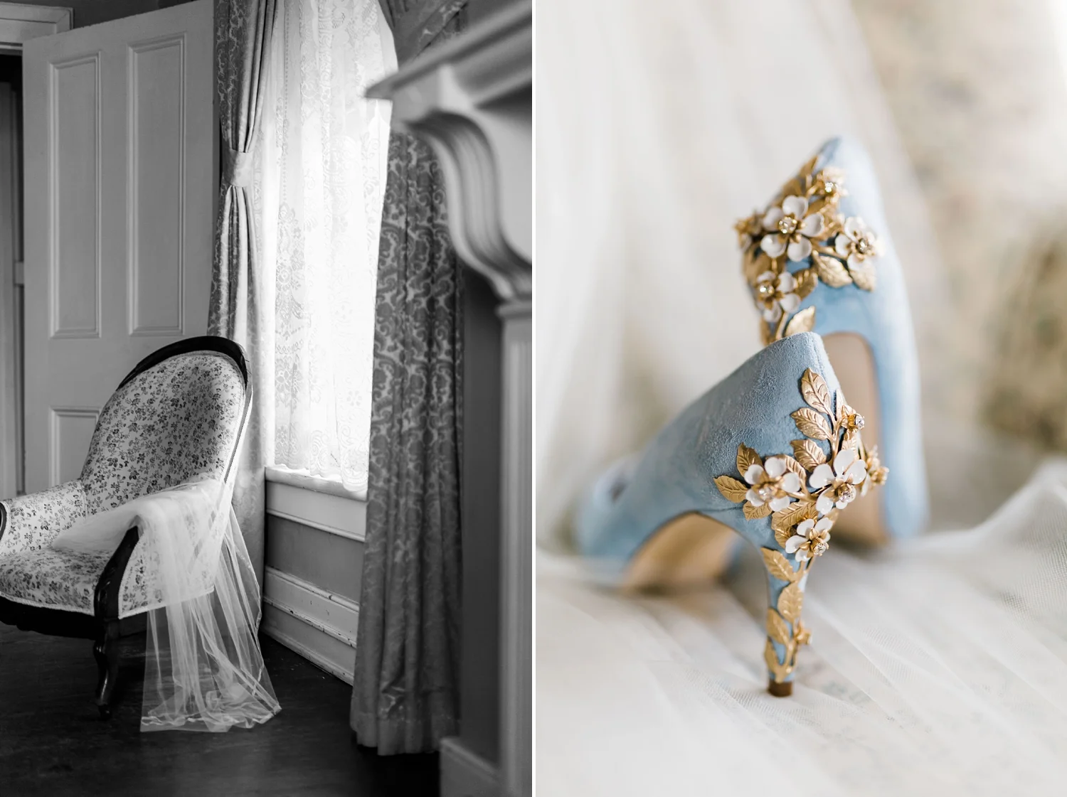 blue fairytale shoes