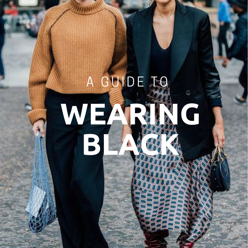 When it's okay to wear black