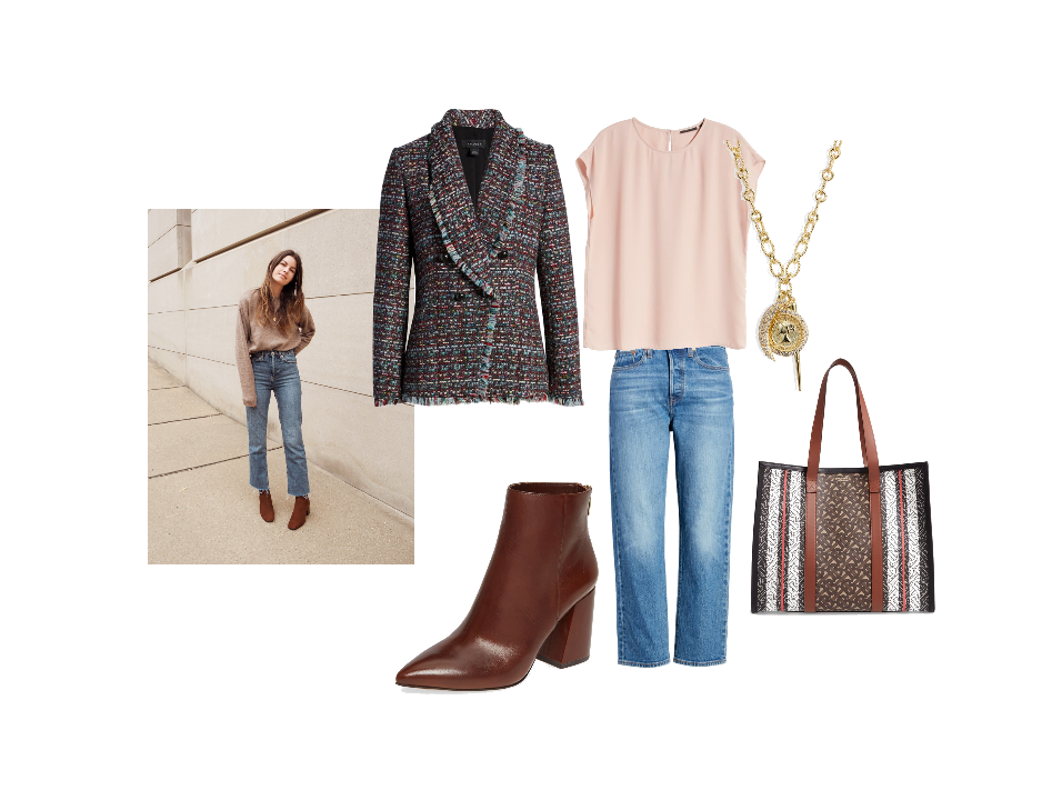How to wear jeans and booties in the Winter 