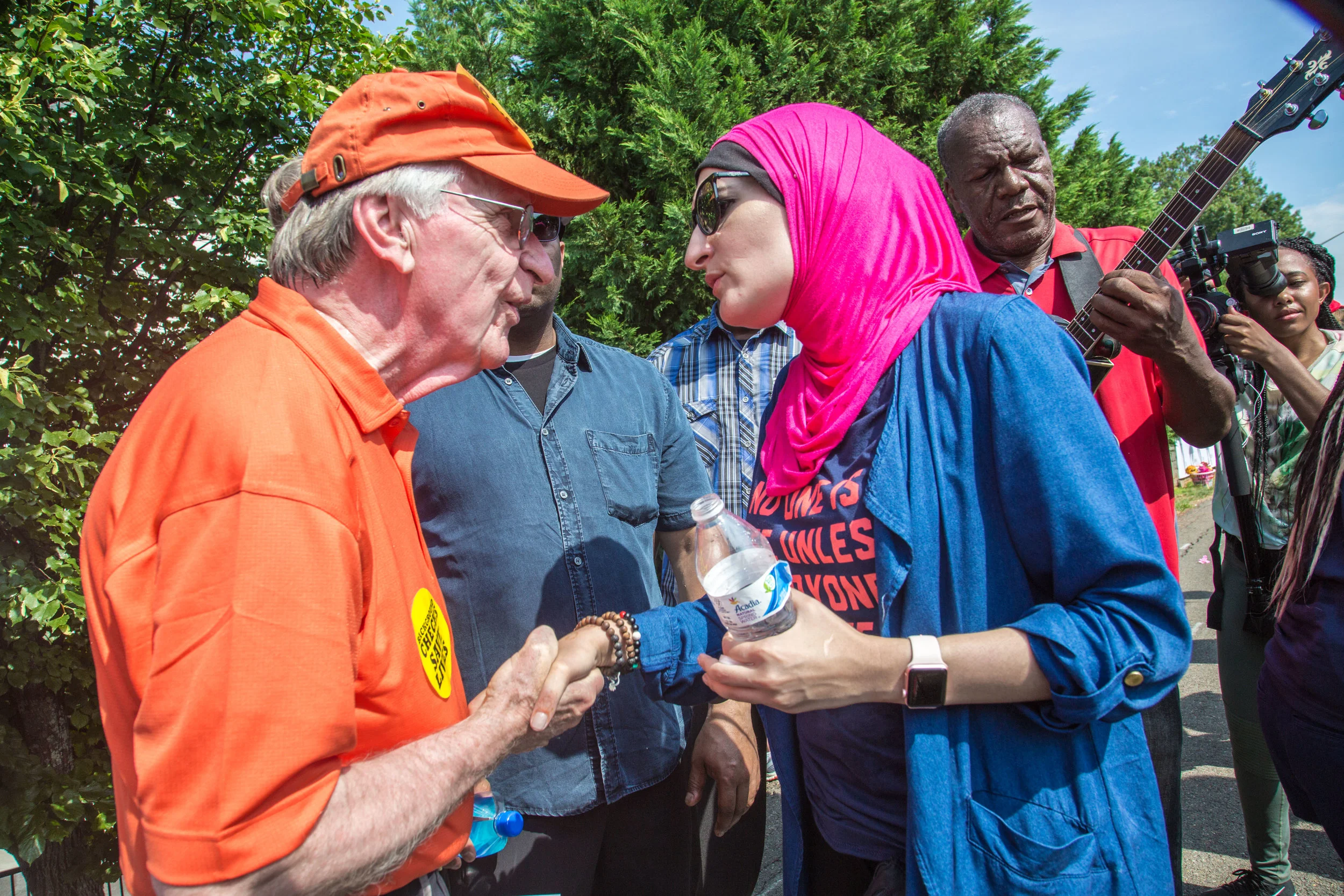 Linda Sarsour & Tamika Mallory in the Monsoon