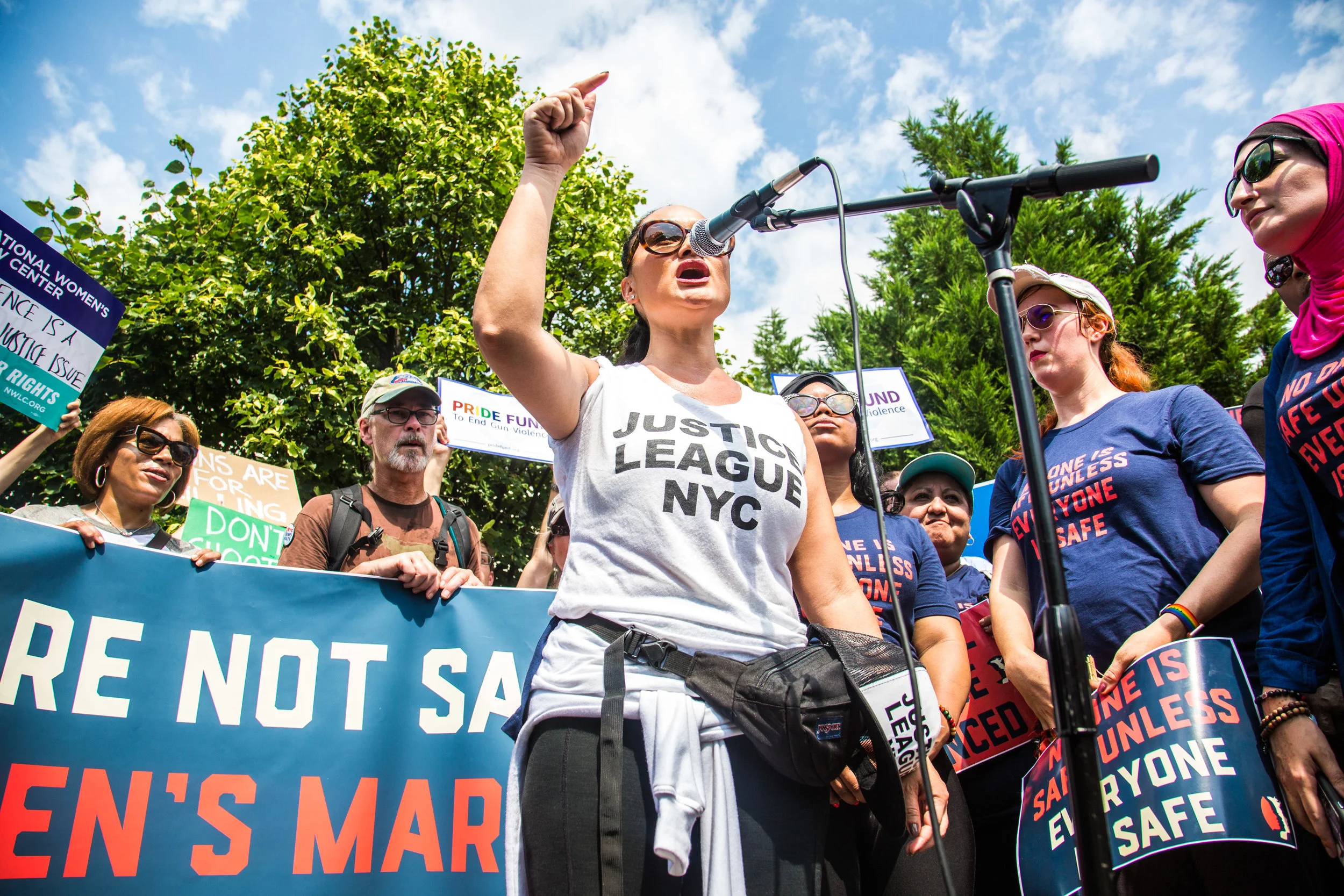 Linda Sarsour & Tamika Mallory in the Monsoon