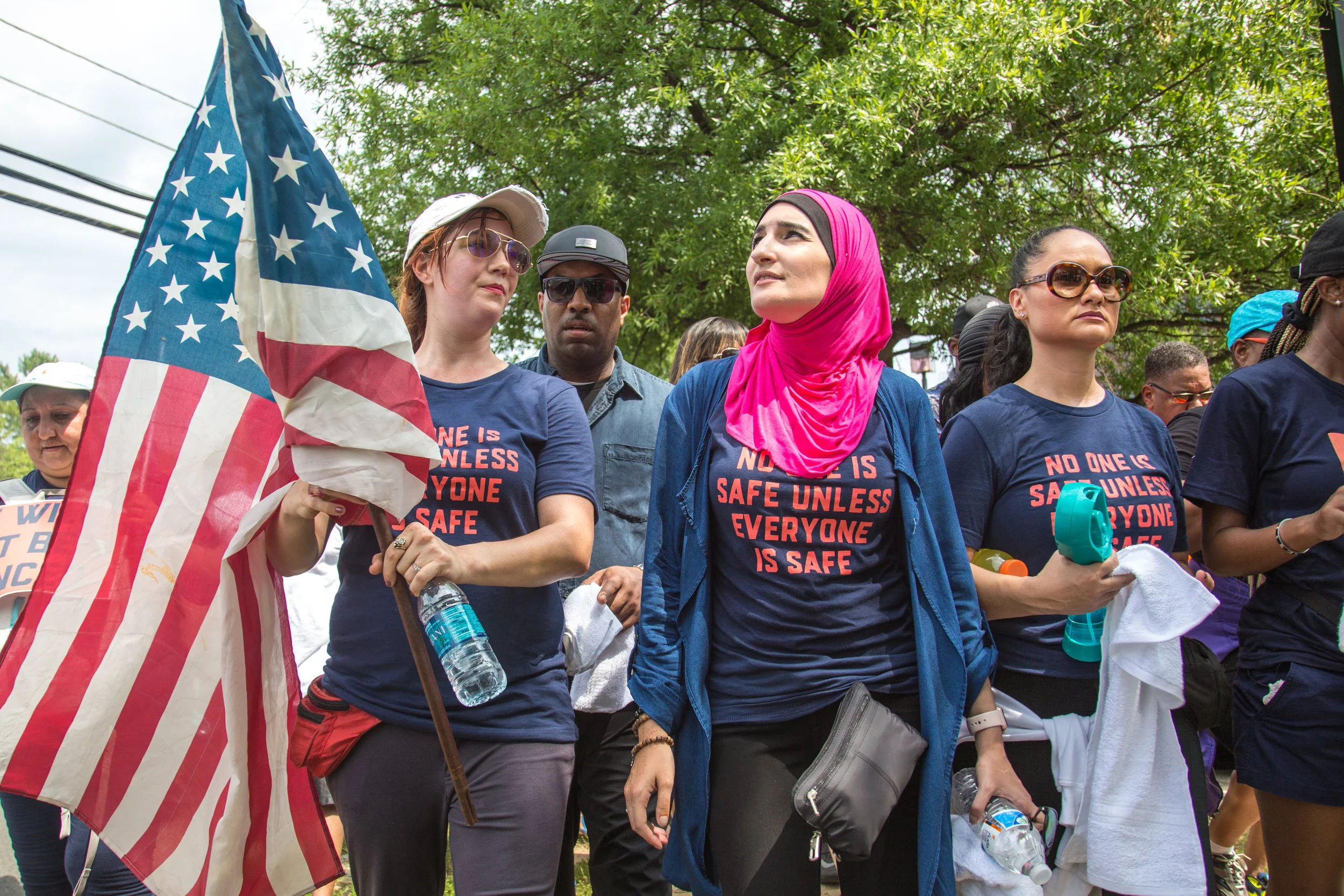 Linda Sarsour & Tamika Mallory in the Monsoon