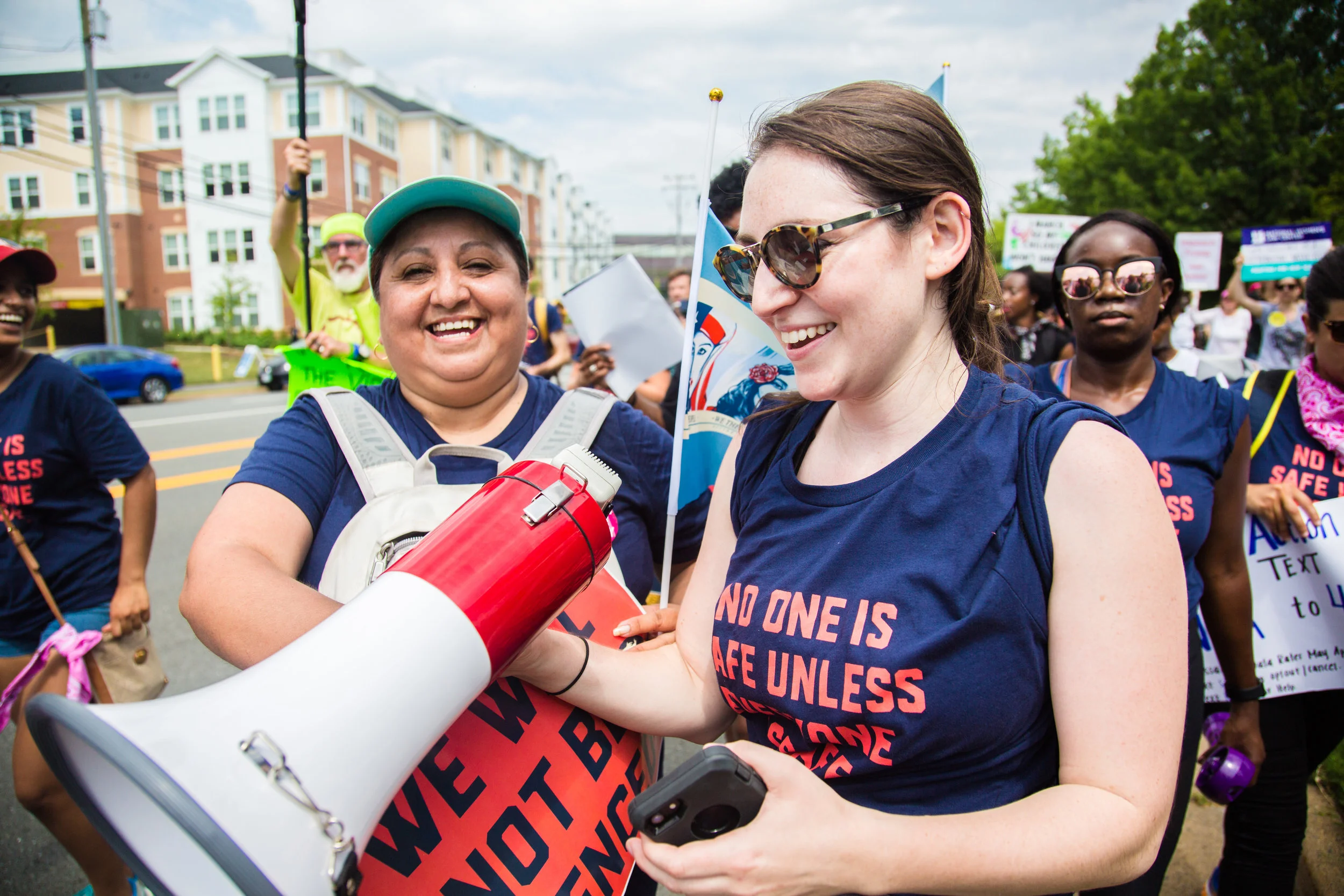 Linda Sarsour & Tamika Mallory in the Monsoon