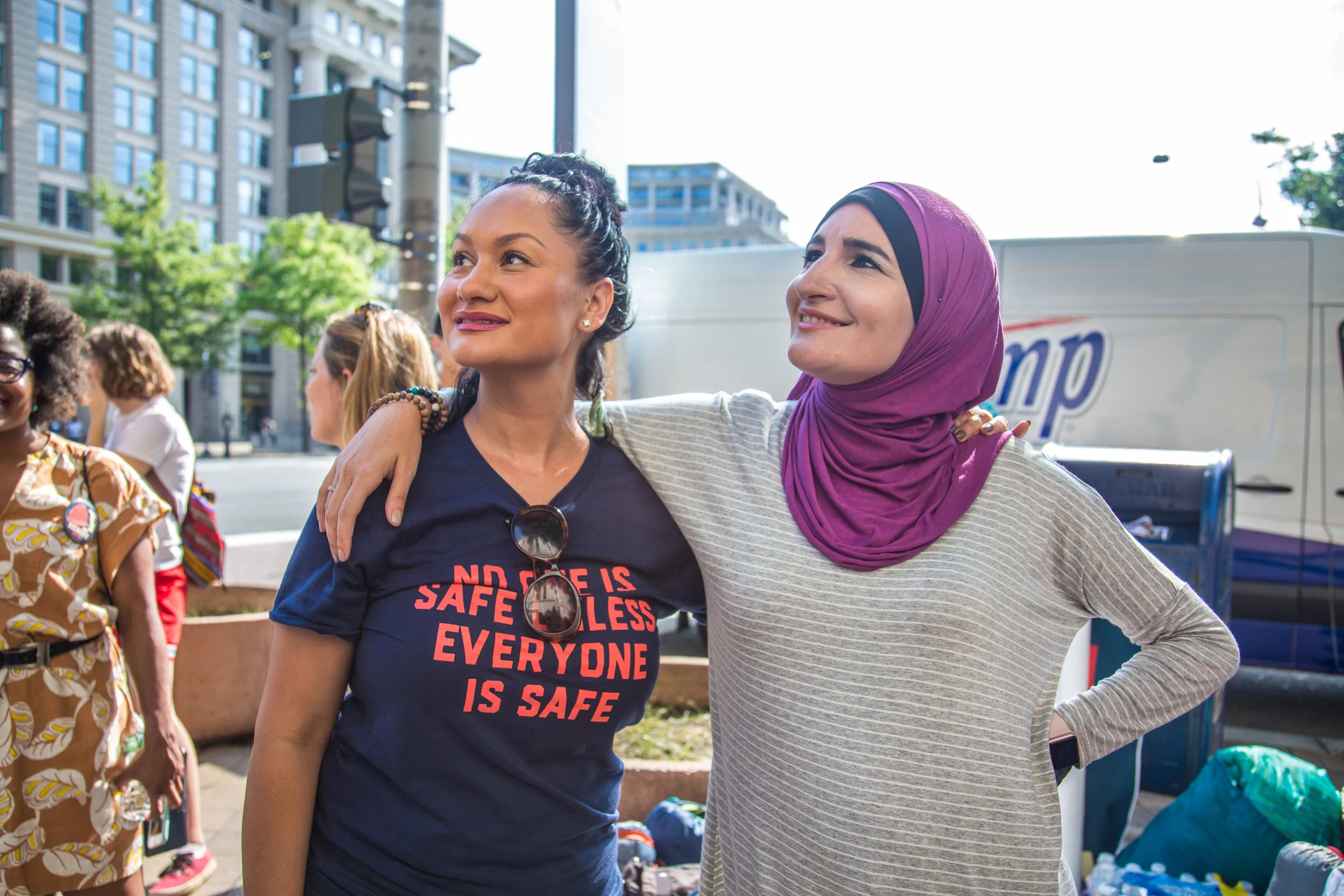 Carmen Perez and Linda Sarsour