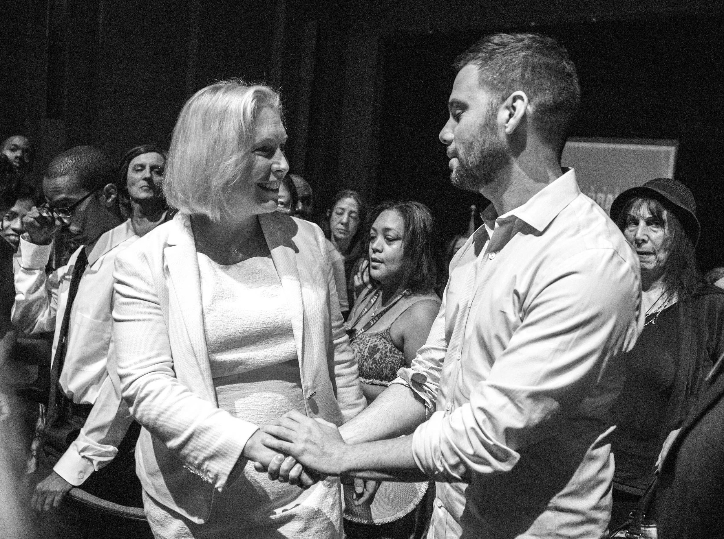 New York Senator Kirsten Gillibrand Holds her First Town hall in New York