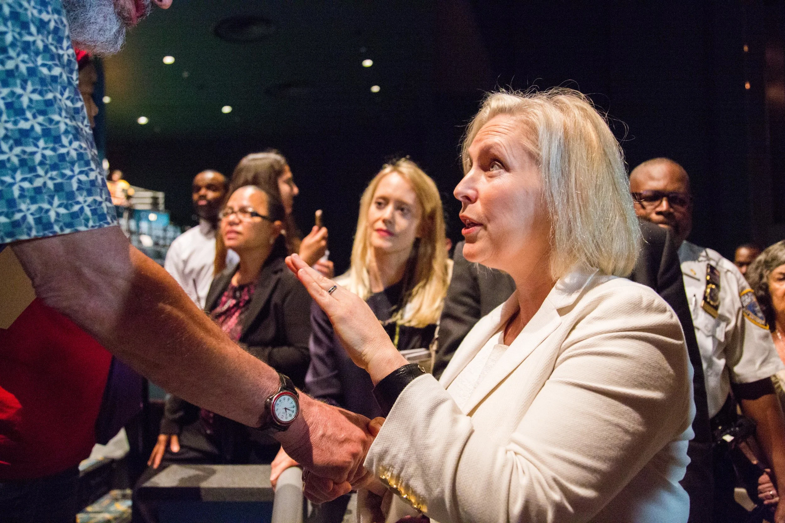 New York Senator Kirsten Gillibrand Holds her First Town hall in New York