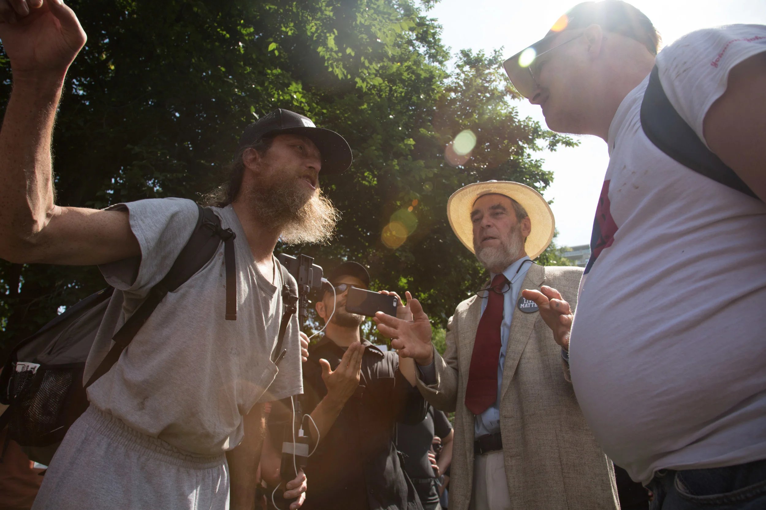40 Thousand Counter protesters show up at Boston Common in opposition of a conservative Freedom of Speech rally on August 19, 2017