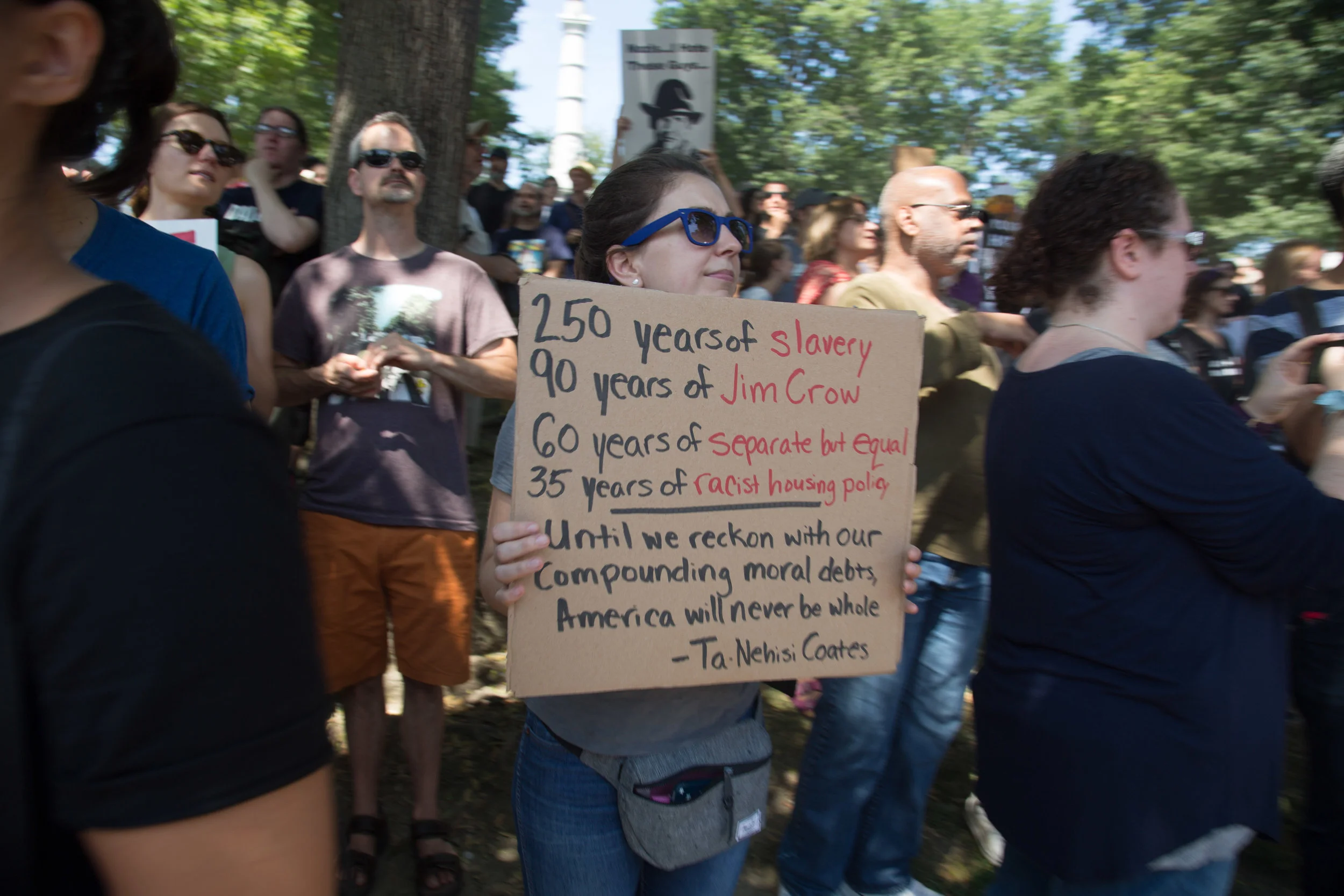 40 Thousand Counter protesters show up at Boston Common in opposition of a conservative Freedom of Speech rally on August 19, 2017