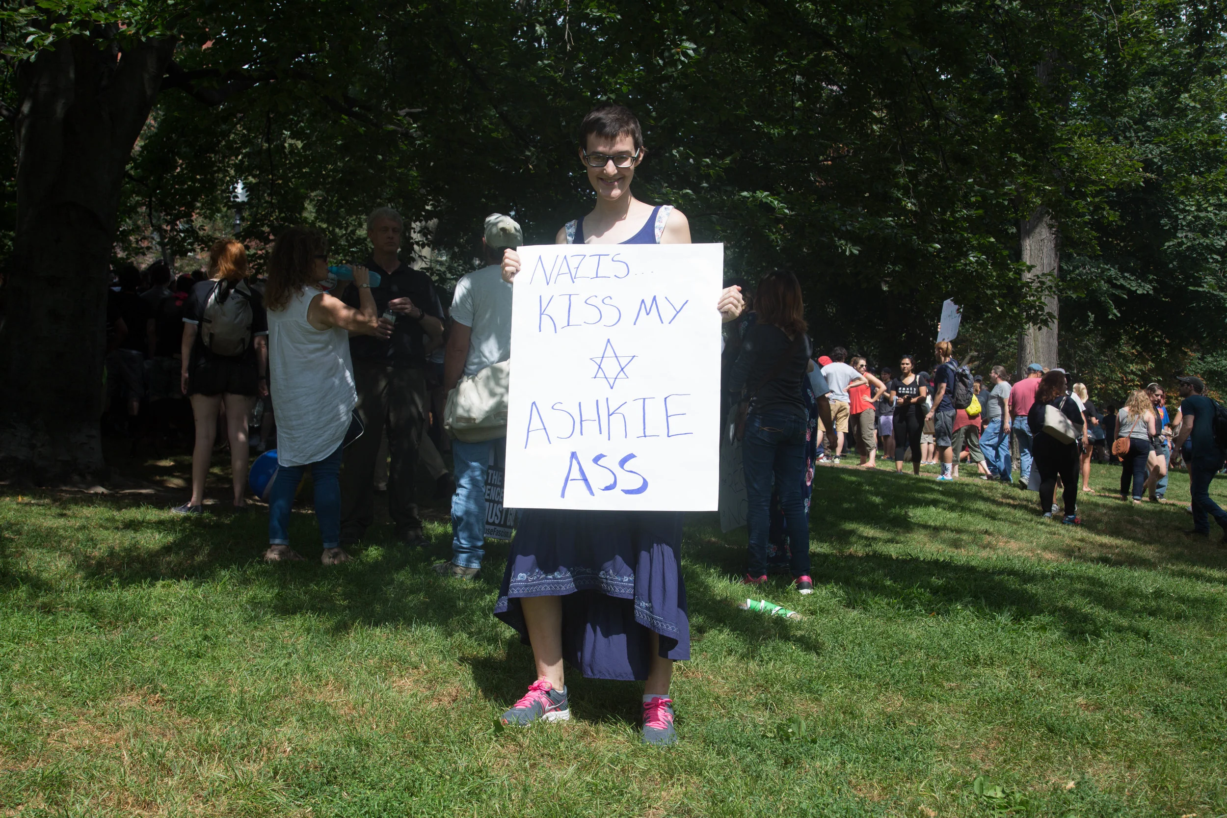 40 Thousand Counter protesters show up at Boston Common in opposition of a conservative Freedom of Speech rally on August 19, 2017