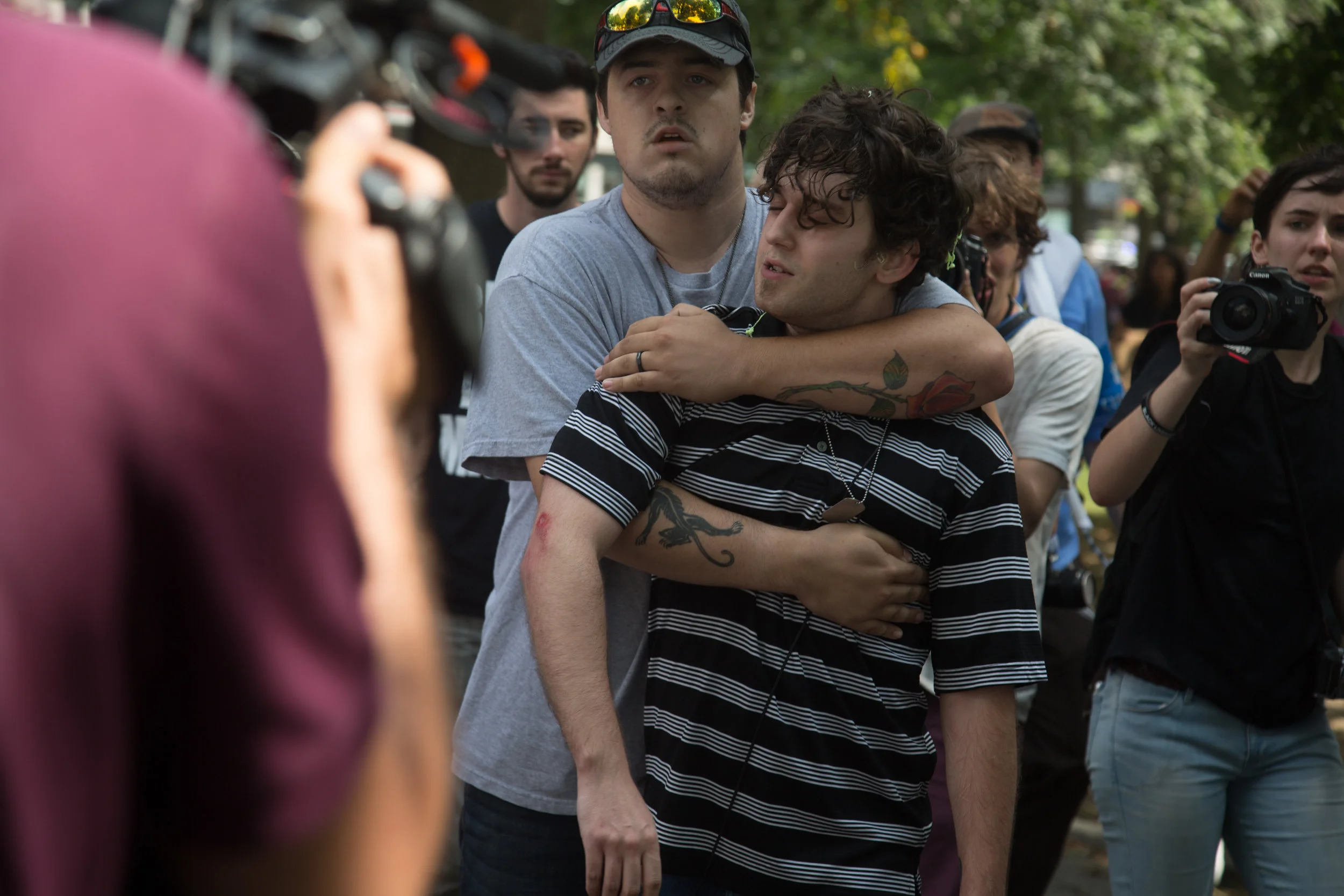 40 Thousand Counter protesters show up at Boston Common in opposition of a conservative Freedom of Speech rally on August 19, 2017