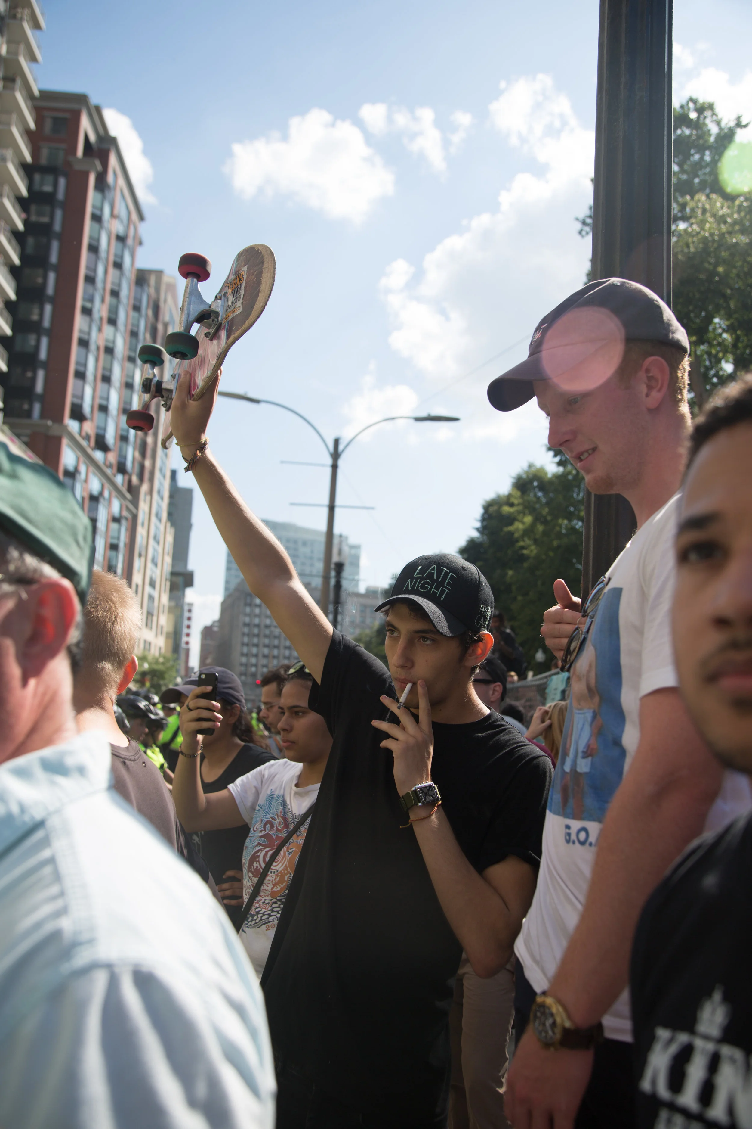 40 Thousand Counter protesters show up at Boston Common in opposition of a conservative Freedom of Speech rally on August 19, 2017