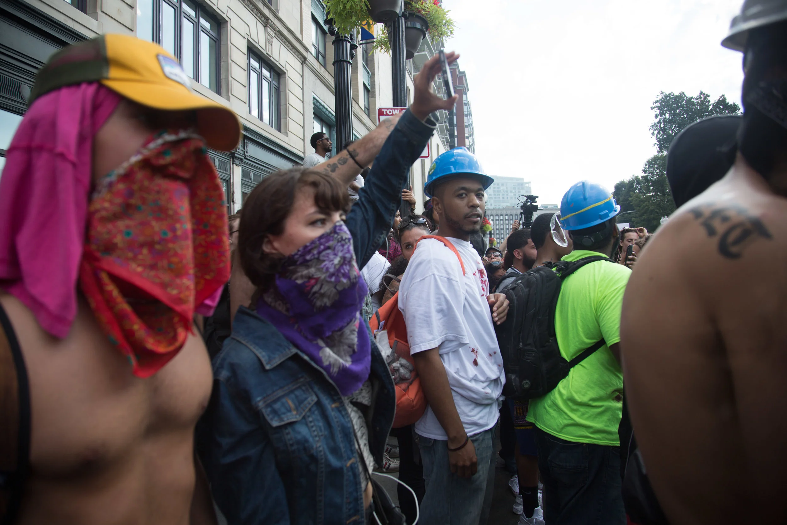 40 Thousand Counter protesters show up at Boston Common in opposition of a conservative Freedom of Speech rally on August 19, 2017