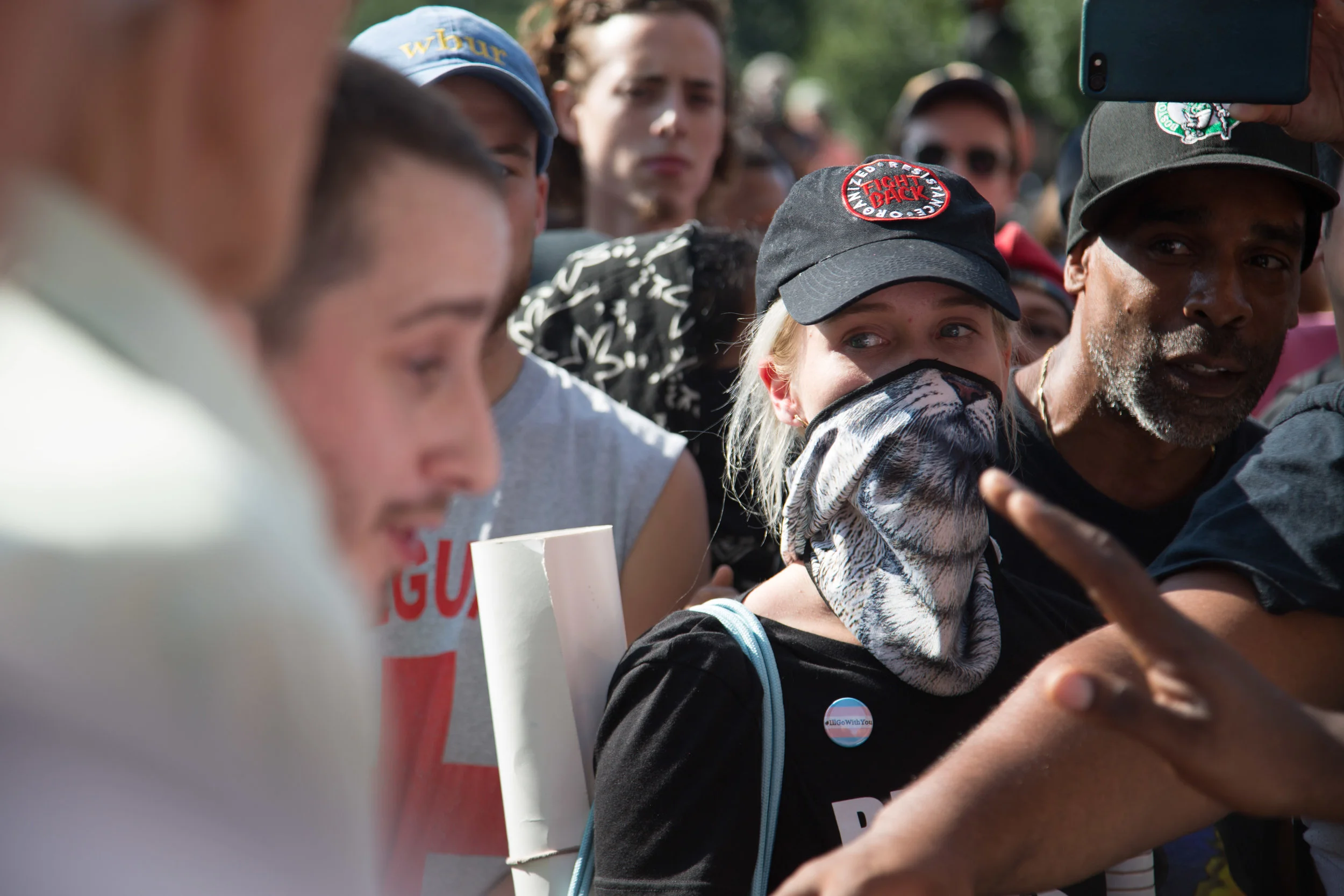 40 Thousand Counter protesters show up at Boston Common in opposition of a conservative Freedom of Speech rally on August 19, 2017