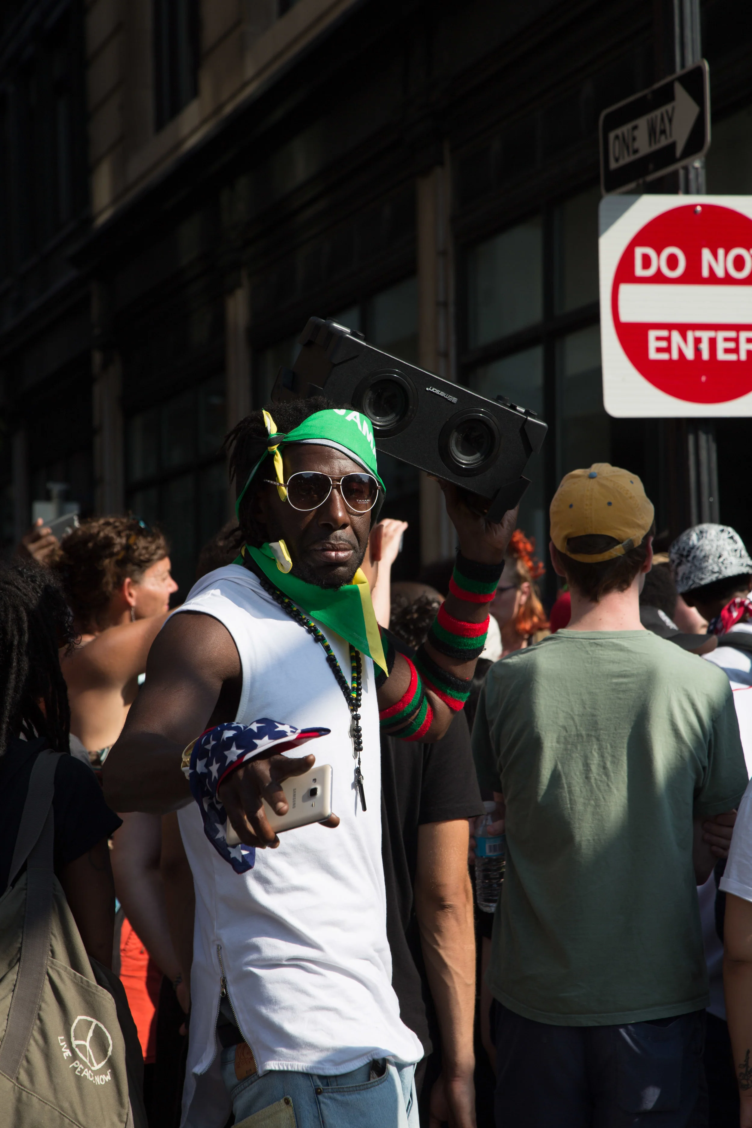 40 Thousand Counter protesters show up at Boston Common in opposition of a conservative Freedom of Speech rally on August 19, 2017