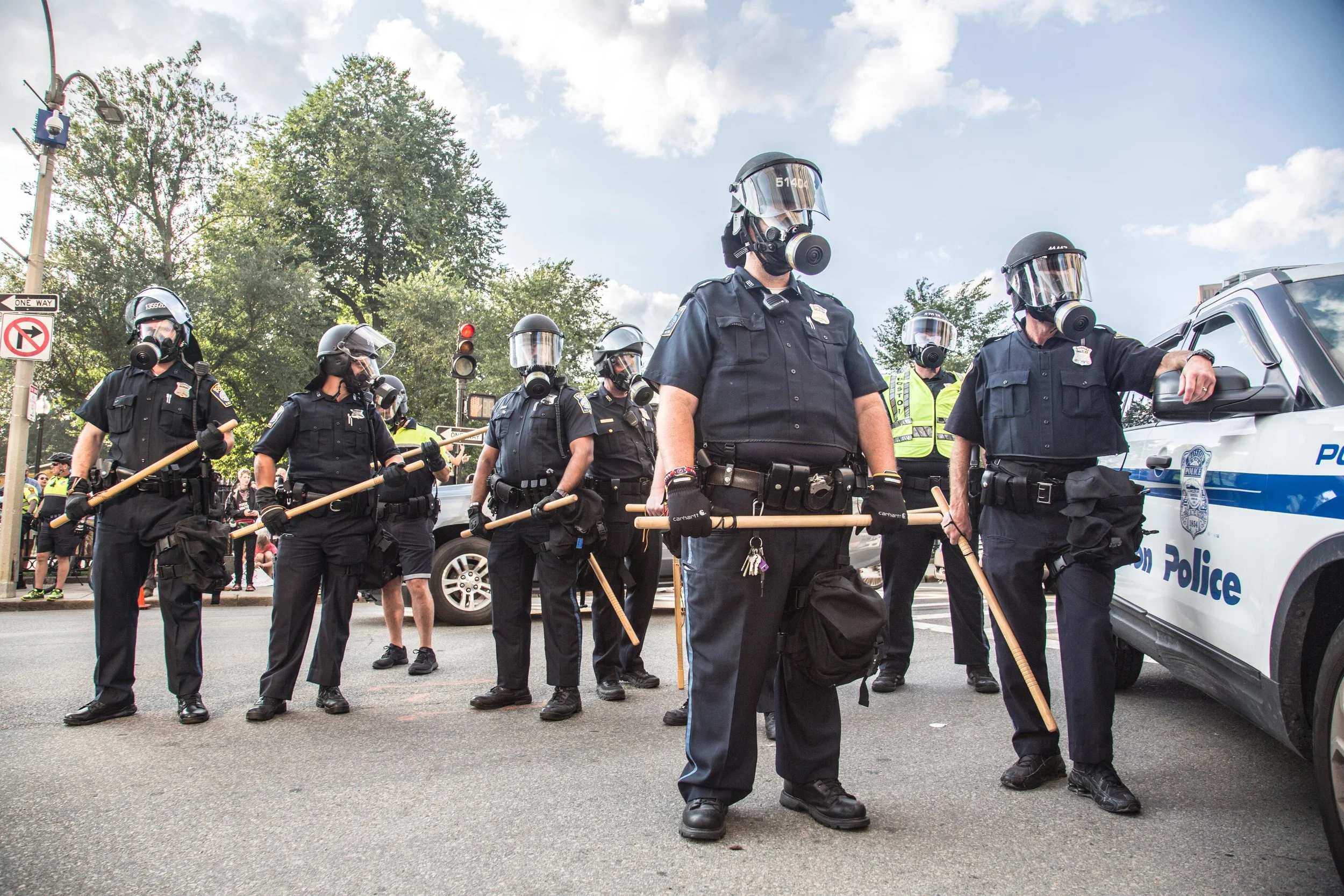 40 Thousand Counter protesters show up at Boston Common in opposition of a conservative Freedom of Speech rally on August 19, 2017