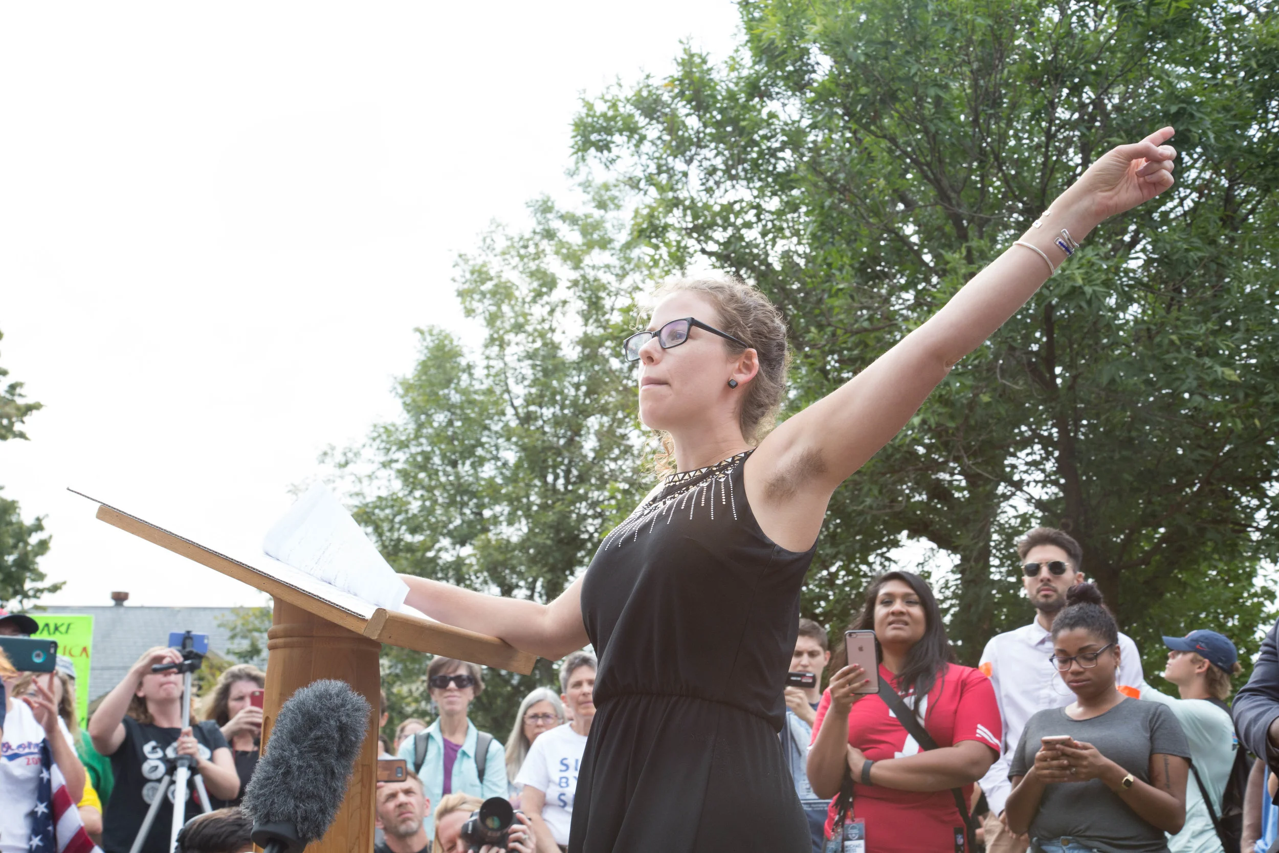 Protesters of the Charlottesville tragedy begin their 10 day action as they march from Charlottesville, Virgina to Washington D.C. Organizers Nelini Stamp of the Workign Famlies Party and Mohammed Naeem lead the action into the begining of the week. The first day consisted of roughly 200 protesters who came out for the blessing and the first 3 miles of the march. Fellow organizations include the Women's March, Working Families Party, Action Network, and Rogue Photo. Cville2DC.us