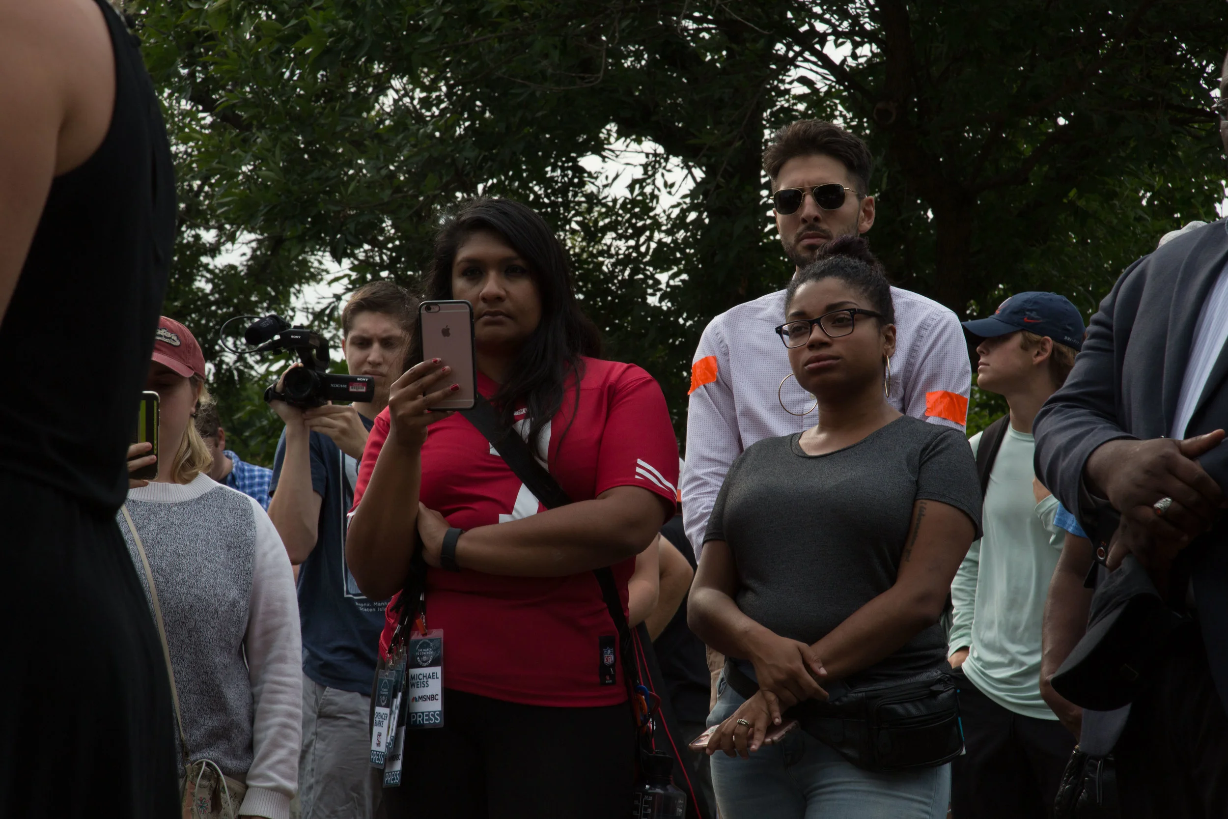 Protesters of the Charlottesville tragedy begin their 10 day action as they march from Charlottesville, Virgina to Washington D.C. Organizers Nelini Stamp of the Workign Famlies Party and Mohammed Naeem lead the action into the begining of the week. The first day consisted of roughly 200 protesters who came out for the blessing and the first 3 miles of the march. Fellow organizations include the Women's March, Working Families Party, Action Network, and Rogue Photo. Cville2DC.us